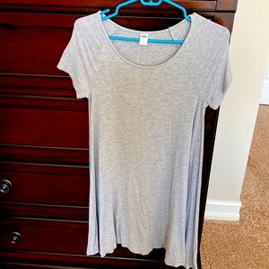 Grey T-shirt dress